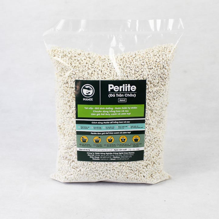 Đá Perlite Namix - làm giá thể thủy canh
