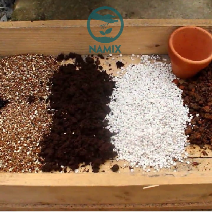 Hỗn hợp trộn đất và đá Perlite đạt nhiều hiệu quả trồng cây