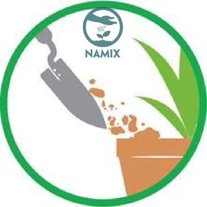 Hướng dẫn sử dụng đất sạch trồng cây rau Namix Làm trũng phần giữa vật chứa để đặt cây trồng vào. Thêm đất sạch Namix vào vật chứa cho đầy cách phần miệng khoảng 2cm