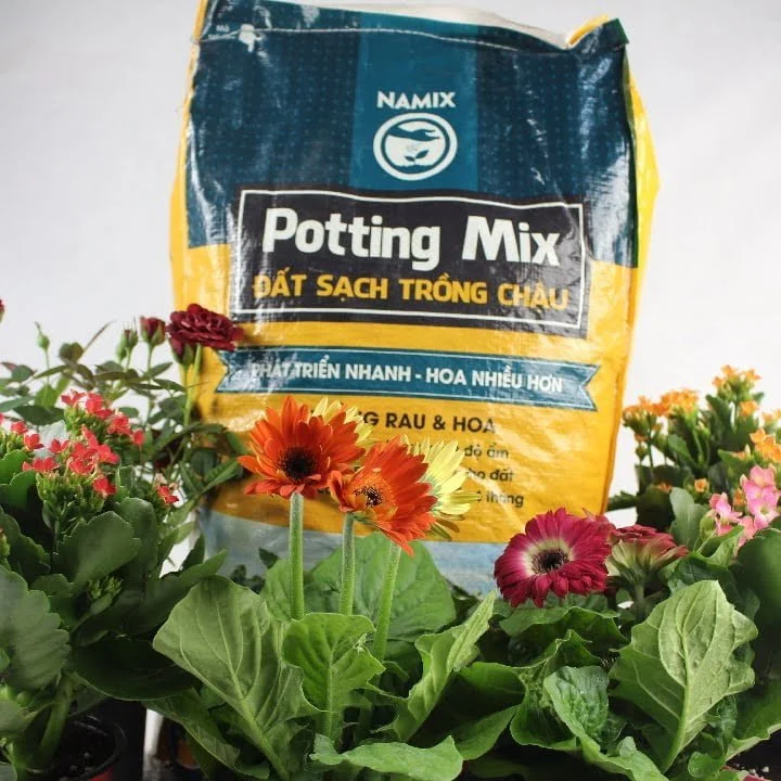 Đất sạch Namix độ pH phù hợp với nhiều loại cây trồng