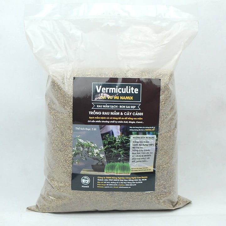 Nhân giống cây con bằng đá Vermiculite