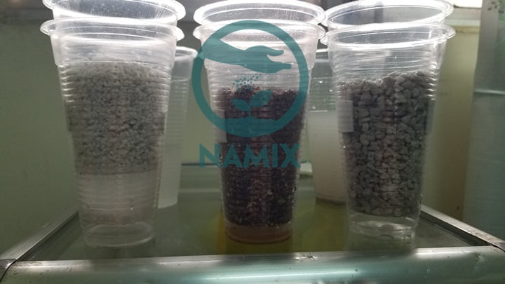 Khả năng giữ nước của các loại giá thể. Giá thể thủy canh Namix