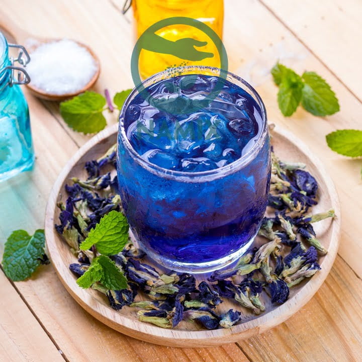 Hoa đậu biếc làm trà. Đất trồng rau Namix