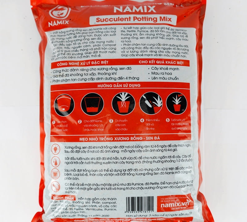 Đất trồng xương rồng Namix