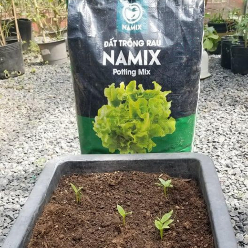 đất sạch trồng rau Namix