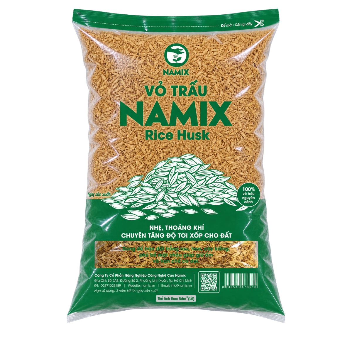 Vỏ trấu Namix